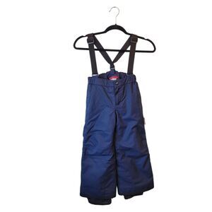 Reima Tec Kid's Navy Blue Snow Pants Overall Bibs Size 11